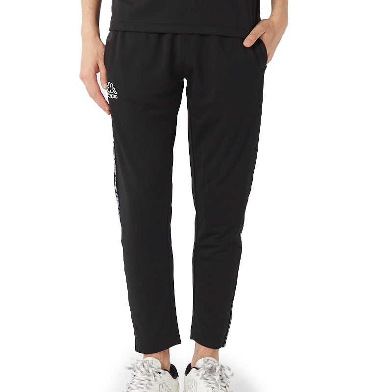 メンズ ロングパンツ メッシュパンツ Kappa スポーツパンツ 吸水速乾 UVカット 涼しい 軽量 9分丈 69cm丈 ジョガーパンツ ルームウェア M L LL 部屋着 トレーニング ランニング ジム ウォーキング 夏 ワンポイント シンプル