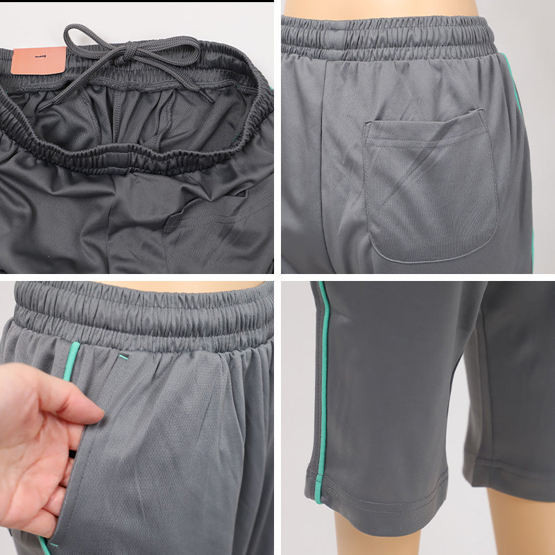 クロップドパンツ レディース Kappa UVカット 吸水速乾 ポリエステル 軽量 7分丈 パンツ ボトムス 涼しい 紫外線対策 M L LL デイリー カジュアル スポーツ ルームウェア 無地