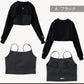 キャミブラ 短丈スウェット ダンス トレーニング 女の子 女子 かわいい シンプル repipi armario レピピアルマリオ 140～170cm トップス スウェット トレーナー キャミ スポーティー
