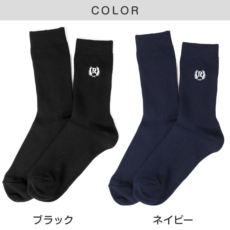 REPIPI ワンポイントソックス ガールズ キッズ ジュニア 靴下 小学生 中学生 高校生 女の子 18cm丈 22～25cm 子供用 シンプル おしゃれ リブ スクール 通学 学校