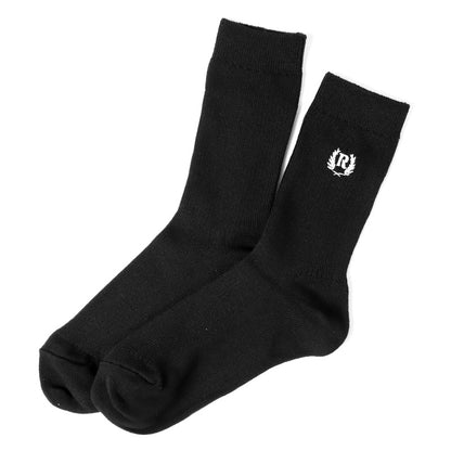 REPIPI ワンポイントソックス ガールズ キッズ ジュニア 靴下 小学生 中学生 高校生 女の子 18cm丈 22～25cm 子供用 シンプル おしゃれ リブ スクール 通学 学校