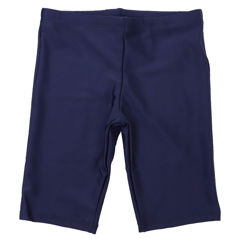 スクール水着 男の子 スイムパンツ 男子 水着 110cm 120cm 130cm 140cm 150cm 160cm 170cm キッズ ジュニア 子供 子ども 男児 小学生 中学生 学校用 プール 水泳 授業 スパッツタイプ ネイビー アイロンゼッケン付き お名前タグ ウエスト調節ひも