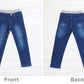 女の子 デニム 長ズボン ロングパンツ キッズ 子供服 ボトムス 110～130cm ストレッチ ズボン パンツ ジーンズ ジーパン ボトム ガールズ ガール 女子 ジュニア 女児 こども 子供 通園 通学 デイリー (在庫限り)