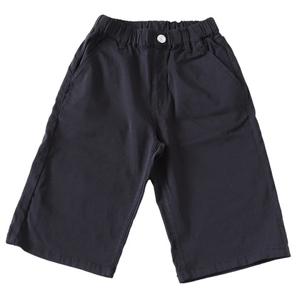 男の子 ハーフパンツ 半ズボン ストレッチ 短パン 春 夏 110～160cm キッズ ジュニア こども 子ども 子供服 ボーイズ ボーイ 男児 子供 ズボン ボトムス 通園 通学 デイリー (在庫限り)