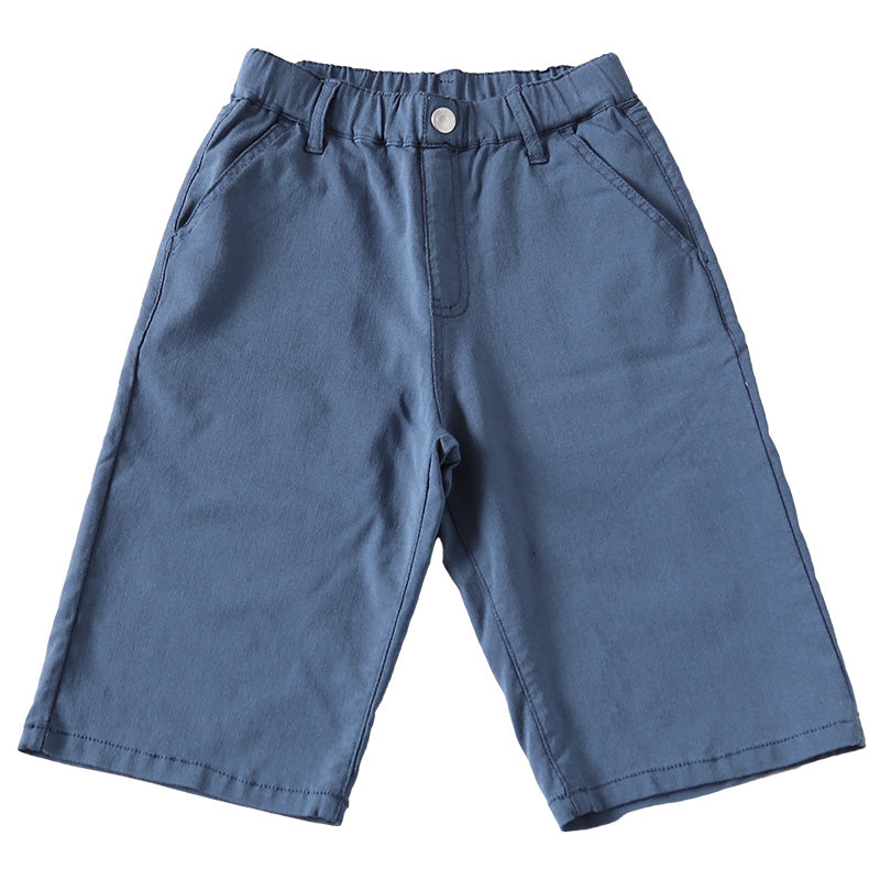 男の子 ハーフパンツ 半ズボン ストレッチ 短パン 春 夏 110～160cm キッズ ジュニア こども 子ども 子供服 ボーイズ ボーイ 男児 子供 ズボン ボトムス 通園 通学 デイリー (在庫限り)