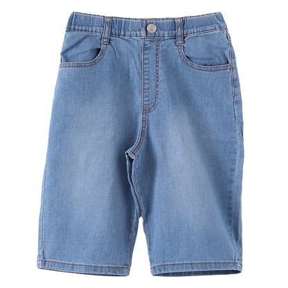 男の子 ハーフパンツ 半ズボン デニム 短パン キッズ 春 夏 110～160cm ジーンズ ジーパン ジュニア こども 子ども 子供服 ボーイズ ボーイ 男児 子供 ズボン ボトムス 通園 通学 デイリー (在庫限り)