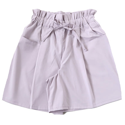 女の子 ショートパンツ キュロット ガウチョパンツ キッズ 子供服 夏 110～160cm 接触冷感 uv ガールズ ガール 女子 ジュニア 女児 子供 ボトムス ボトム 通園通学 デイリー スカート風