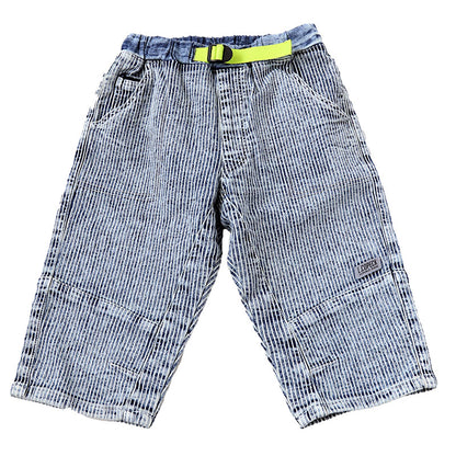 子供 ハーフパンツ 半ズボン キッズ 男の子 デニム 短パン 90～160cm ジーンズ ジーパン ジュニア こども 子ども 子供服 ボーイズ ボーイ 男児 ズボン ボトムス 通園 通学 デイリー ブルー 青 水色 (在庫限り)