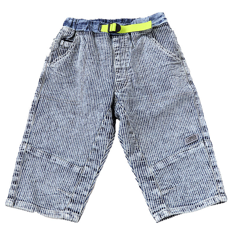 子供 ハーフパンツ 半ズボン キッズ 男の子 デニム 短パン 90～160cm ジーンズ ジーパン ジュニア こども 子ども 子供服 ボーイズ ボーイ 男児 ズボン ボトムス 通園 通学 デイリー ブルー 青 水色 (在庫限り)