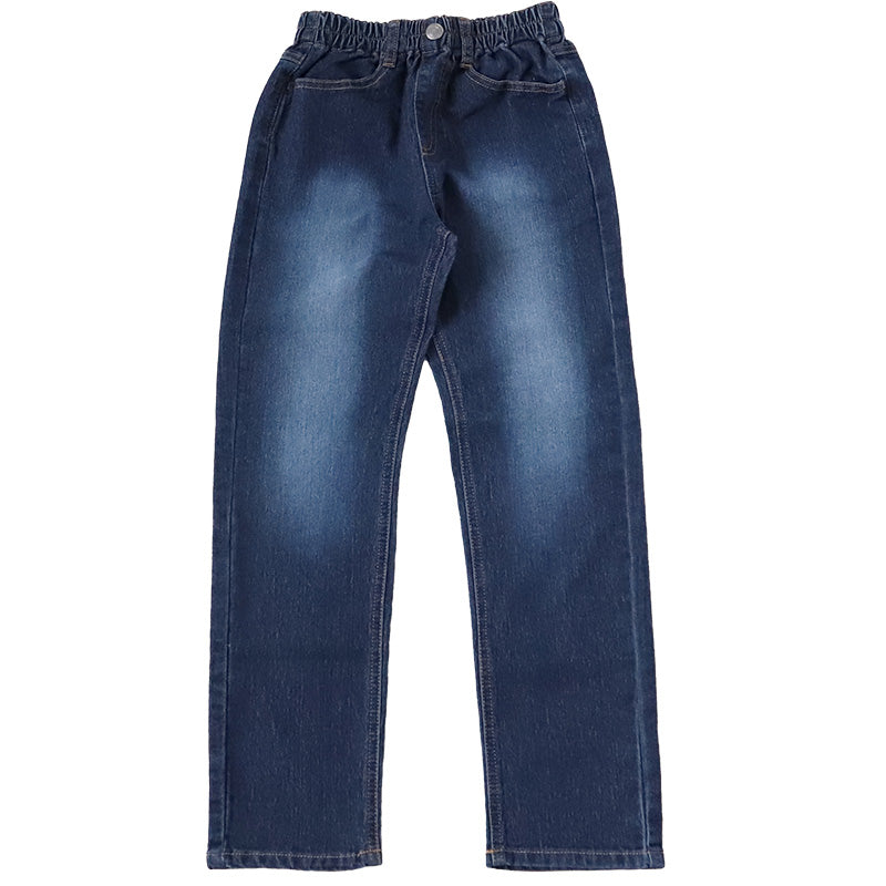 子供 ストレッチパンツ デニム 長ズボン ロングパンツ ボトムス 140～160cm ジーンズ ジーパン ズボン キッズ ジュニア こども 子ども 子供服 通学 デイリー 男の子 男児 ボーイ