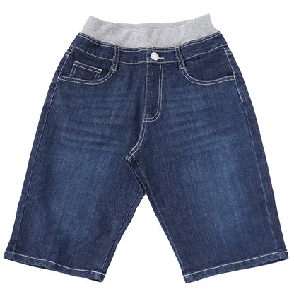 男の子 ハーフパンツ 半ズボン デニム 短パン キッズ 春 夏 140～170cm 速乾 ジーンズ ジーパン キッズ ジュニア こども 子ども 子供服 ボーイズ ボーイ 男児 子供 ズボン ボトムス 通園 通学 デイリー (在庫限り)