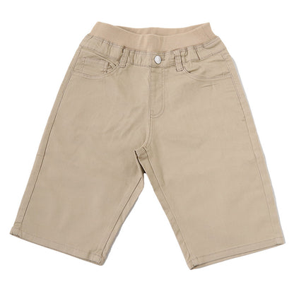 キッズ ハーフパンツ 男の子 半ズボン 短パン ショートパンツ ストレッチ パンツ コットン 140～160cm 子供 ジュニア こども 子ども 子供服 ボーイズ ボーイ 男児 ズボン ボトムス ボトム 通園 通学 デイリー 部屋干し