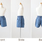 女の子 ショートパンツ デニム 綿100% キッズ 子供服 140～160cm 半ズボン 春 夏 パンツ ガールズ ガール 女子 ジュニア 女児 子供 ボトムス ボトム コットン 綿 通園 通学 デイリー (在庫限り)