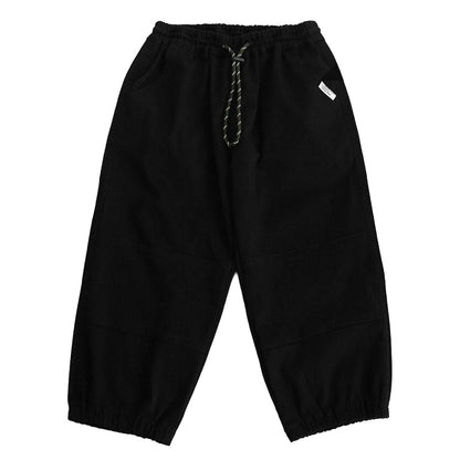 バルーンパンツ チノ ストレッチ キッズ 男の子 パンツ 子供服 130 140 150 160cm 長ズボン ズボン チノパン 通学 通園 カジュアル ボトムス ウエストゴム 伸びる かっこいい ゆったり おしゃれ 人気