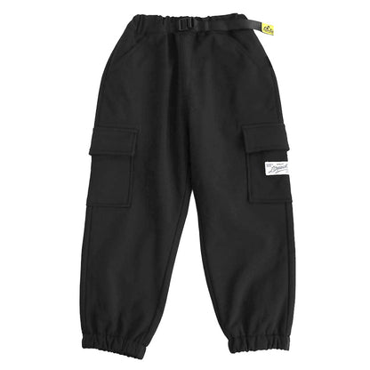 男の子 裏フリース 防風 厚手 長ズボン パンツ 130 140 150 160cm 防寒 冬 暖かい ズボン ボトム ボーイズ ボーイ キッズ ジュニア 男児 子供 子供服 通園 通学 デイリー