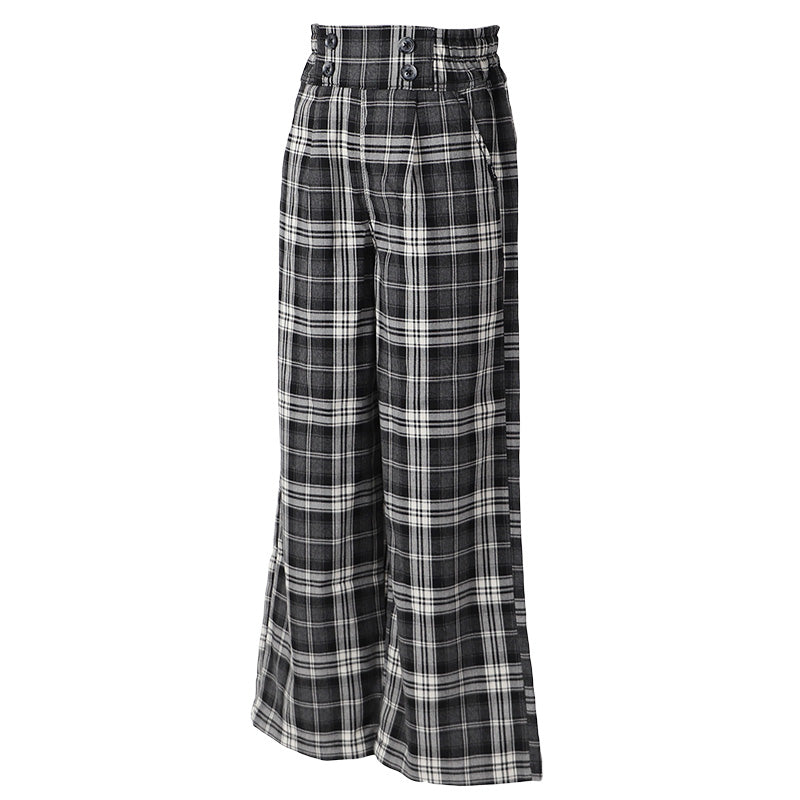 子供 女の子 ワイドパンツ ボトムス  120 130 140 150 160cm 薄手 キュロット スカート風 ズボン パンツ キッズ ジュニア こども 子供服 ボトム 通園 通学 デイリー 春 夏 秋 チェック柄 無地
