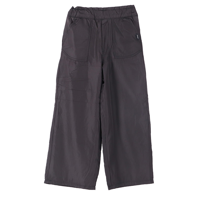 子供 女の子 裏フリース ズボン ワイドパンツ 長ズボン ロングパンツ ボトムス  120 130 140 150 160cm キッズ ジュニア こども 子供服 ボトムス 通園 通学 デイリー 冬 防寒 あたたかい あったか