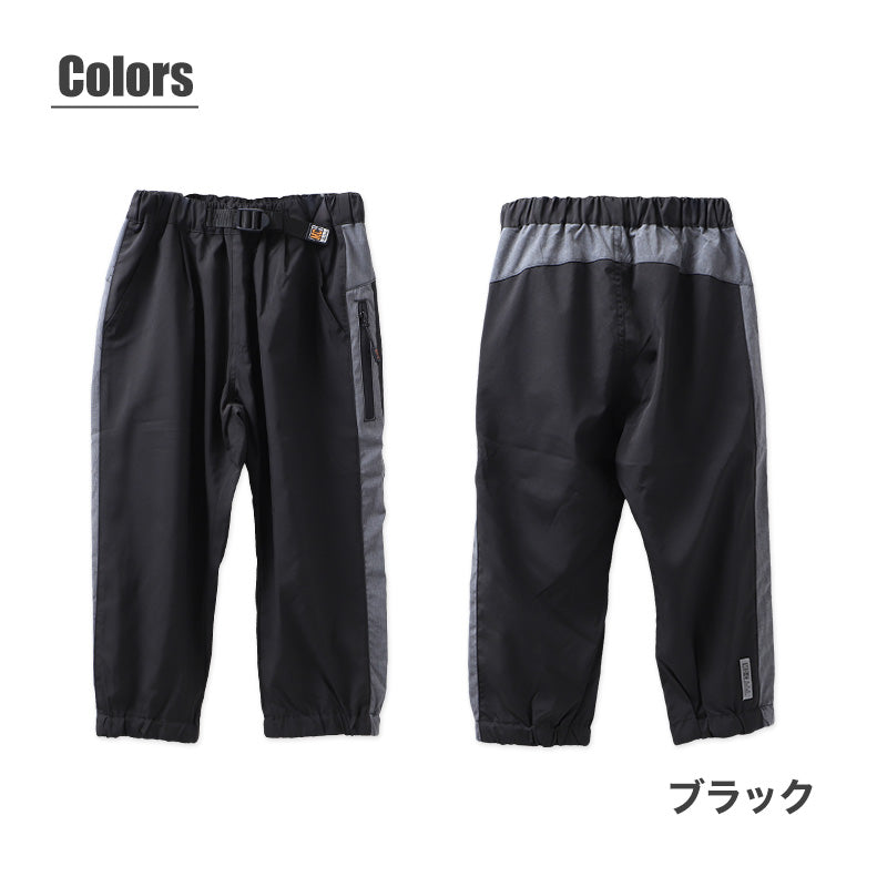 キッズ 7分丈パンツ 接触冷感 吸水速乾 UVカット 子供 パンツ 120 130 140 150 160cm ボトムス 男の子 ストレッチ ドライ 涼しい 七分丈 ジュニア スポーツ 通学 普段着 裾ゴム 軽量 快適 アクティブ ひんやり さらさら