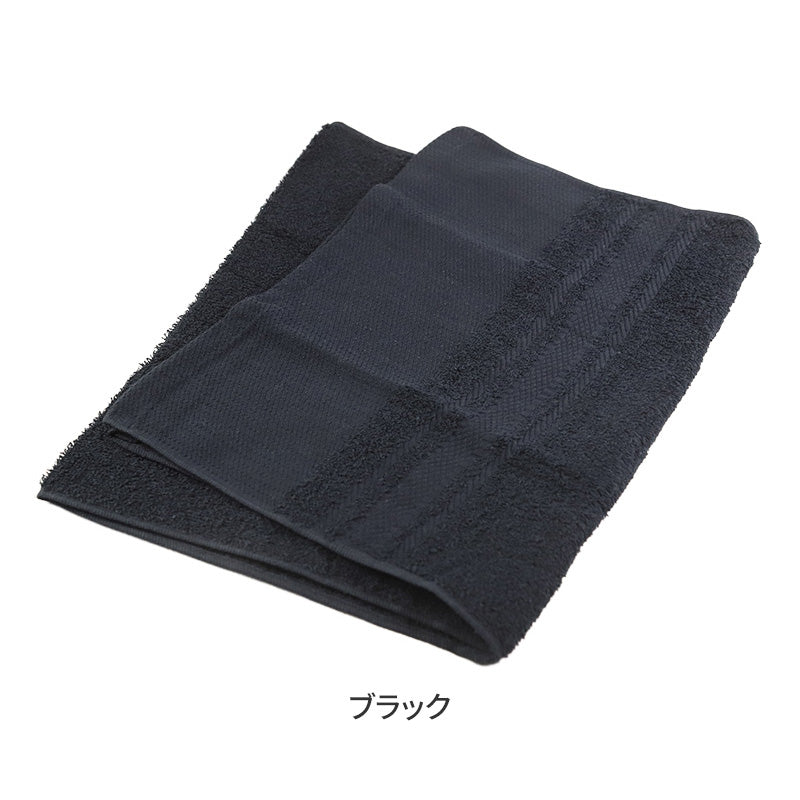 ロングタオル ブラック 綿100 日本製 泉州タオル タオル 約34×100cm 高吸水 速乾 抗菌防臭 頭巻きタオル フェイスタオル スポーツタオル 長い 長め ロング 現場 頭に巻ける タオル ワーク タオル アウトドア 作業用 業務用 飲食店 汗止め 汗対策 居酒屋 ラーメン屋