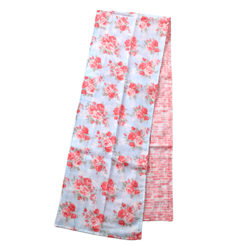 ウォーキングガーゼ ガーゼタオル 日本製 綿100 吸水性 UVカット フェイスタオル スポーツタオル 約21×120cm 首元ケア 肌にやさしい 柔らかい 軽い ジョギング ウォーキング 散歩 タオル スポーツ ジム フィットネスおしゃれ 可愛い ギフト プレゼント 贈り物