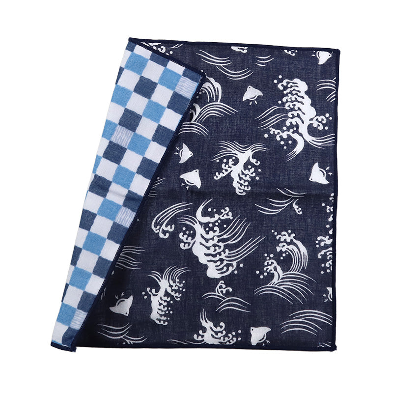 リバーシブルガーゼハンカチ 日本製 綿100 ガーゼハンカチ 6重ガーゼ 約25×25cm 吸水性 ふんわり 肌に優しい ハンカチ タオルハンカチ プチギフト 北欧風 和柄 花柄 プレゼント ギフト ハンドタオル 小さめ コンパクト 母の日 父の日 敬老の日 内祝い 誕生日 贈り物