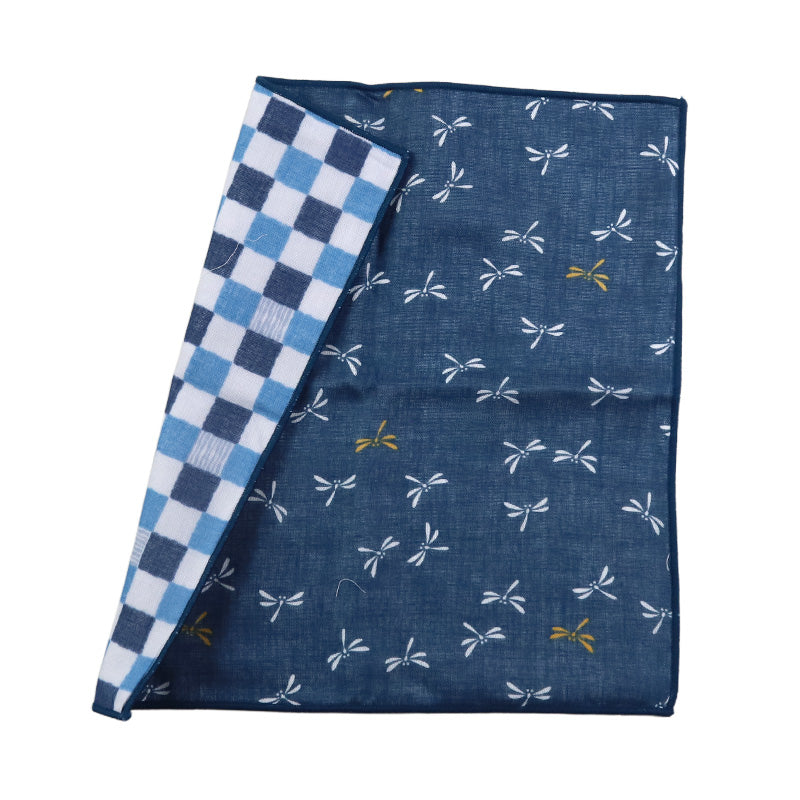 リバーシブルガーゼハンカチ 日本製 綿100 ガーゼハンカチ 6重ガーゼ 約25×25cm 吸水性 ふんわり 肌に優しい ハンカチ タオルハンカチ プチギフト 北欧風 和柄 花柄 プレゼント ギフト ハンドタオル 小さめ コンパクト 母の日 父の日 敬老の日 内祝い 誕生日 贈り物