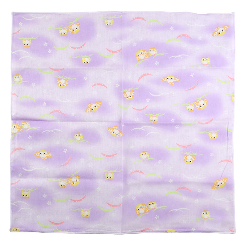 ガーゼハンカチ 大判 綿100% 日本製 2重ガーゼ 約43×43cm ハンドタオル 大人用ハンカチ 赤ちゃん 大人 かわいい 柄入り 和柄 シンプル ふくろう グリーン ピンク パープル うさぎ ブルー 紫陽花 クリーム 招き猫 薔薇 ギフト 出産祝い 保育園 幼稚園 通勤 通学