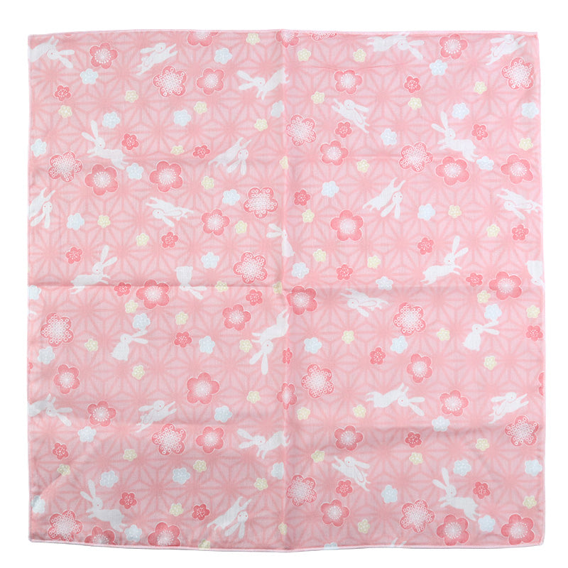 ガーゼハンカチ 大判 綿100% 日本製 2重ガーゼ 約43×43cm ハンドタオル 大人用ハンカチ 赤ちゃん 大人 かわいい 柄入り 和柄 シンプル ふくろう グリーン ピンク パープル うさぎ ブルー 紫陽花 クリーム 招き猫 薔薇 ギフト 出産祝い 保育園 幼稚園 通勤 通学