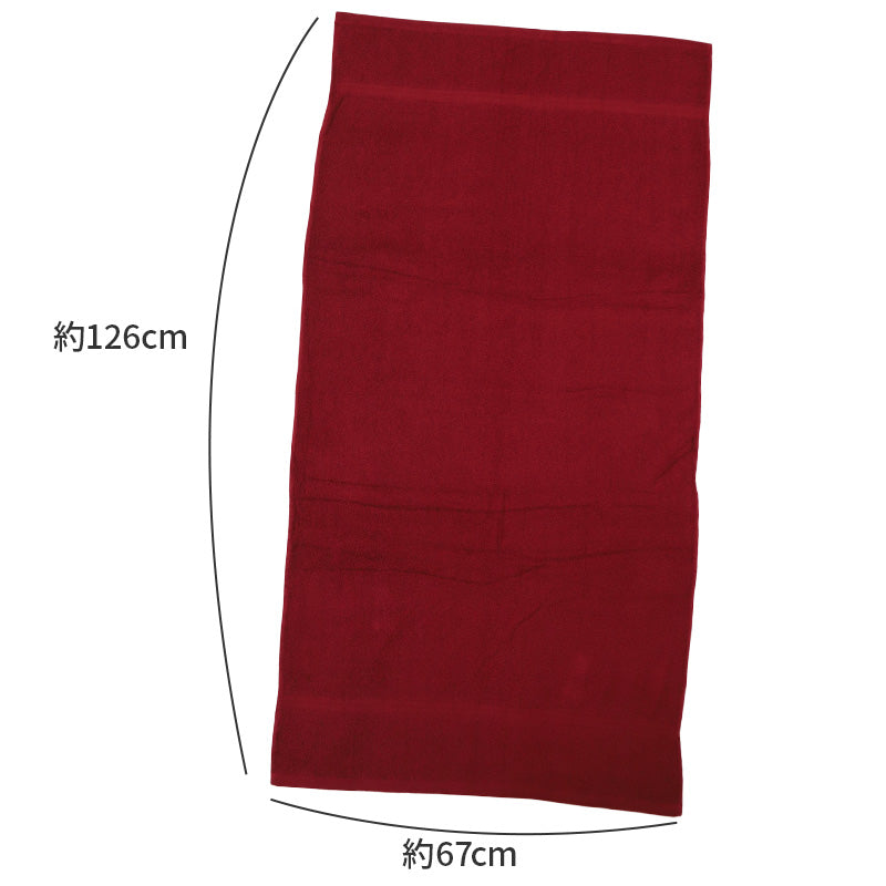バスタオル 総パイル 800匁 厚手 無地 カラータオル 綿 約67×126cm 吸水 普段使い デイリータオル 入浴 お風呂上がり シャワー 洗面所 家族用 来客用 業務用 施設用 大判タオル 風呂上がりタオル 体拭きタオル 洗い替え 新生活 日用品 ストック用