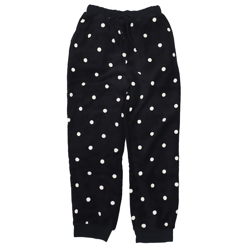 ルームパンツ レディース 冬 裏起毛 パジャマ ズボン かわいい あったかい ルームウェア 部屋着 M-L ジョガーパンツ もこもこ ボトム パンツ やわらかい 柄 防寒対策 婦人 女性 女子 寒さ対策 冷え対策