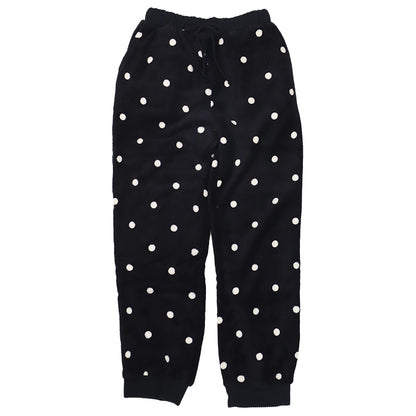 ルームパンツ レディース 冬 裏起毛 パジャマ ズボン かわいい あったかい ルームウェア 部屋着 M-L ジョガーパンツ もこもこ ボトム パンツ やわらかい 柄 防寒対策 婦人 女性 女子 寒さ対策 冷え対策