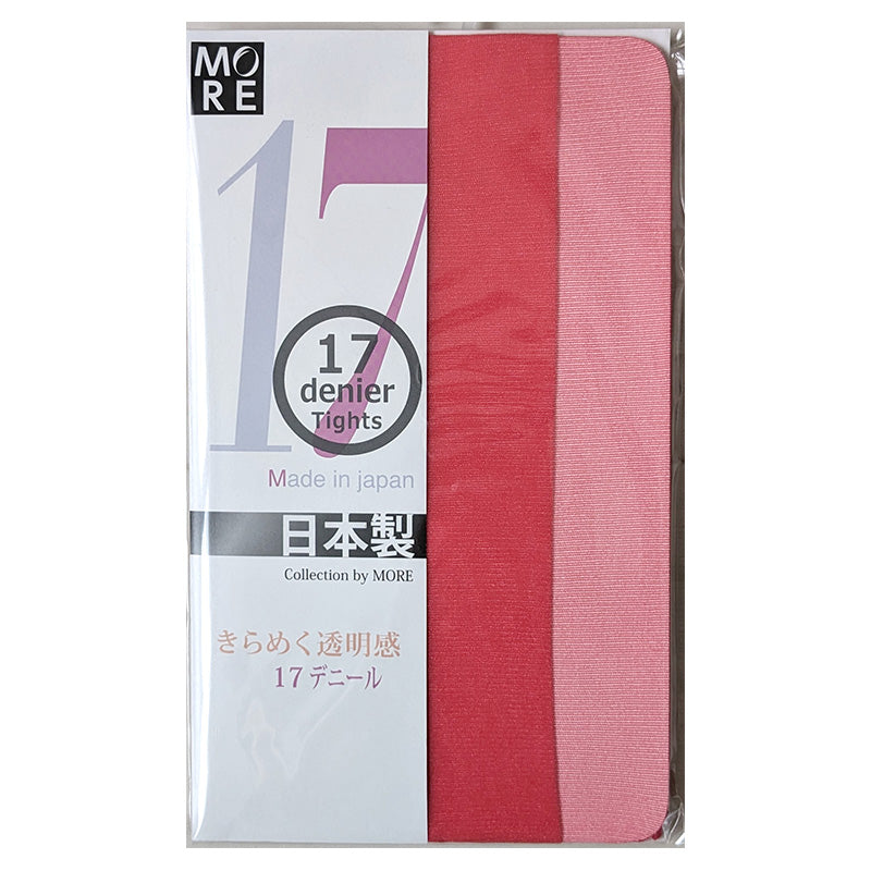 カラーストッキング 17デニール ストッキング パンスト M-L (光沢感 透け感 薄手 17D レディース 日本製 カラー 格安