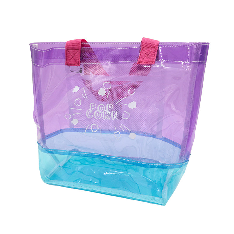 プールバッグ 男の子 女の子 キッズ スイムバッグ クリア 透明 約26×30cm 手さげ キッズ スイミングバッグ 水泳バッグ 男の子 女の子 サブバッグ スイミング プール 水泳 サブバック 通園 通学 入園準備 入学準備 防水