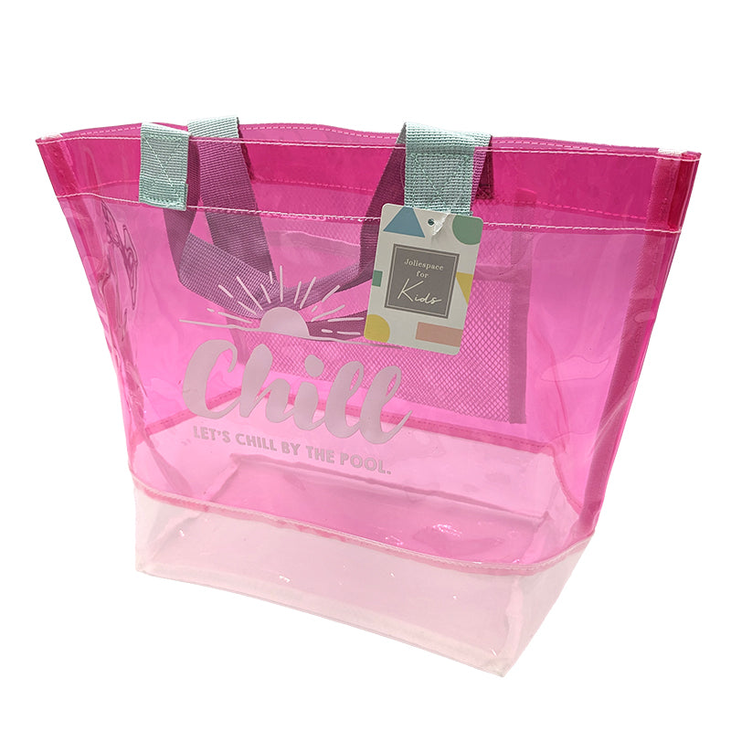 プールバッグ 男の子 女の子 キッズ スイムバッグ クリア 透明 約26×30cm 手さげ キッズ スイミングバッグ 水泳バッグ 男の子 女の子 サブバッグ スイミング プール 水泳 サブバック 通園 通学 入園準備 入学準備 防水