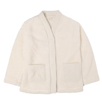 カーディガン ルームウェア レディース スリーパー 部屋着 もこもこ 大人用 冬用 M-L あったか 暖かい パジャマ ルームウエア 羽織り 上着 シープタッチ