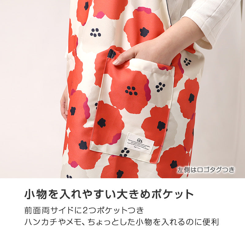 Wpc patterns エプロン レディース はっ水 フリークロス M-L かぶるだけ おしゃれ 撥水 ポケット付き キッチンエプロン かわいい 柄 家事 料理 保育士 ワークエプロン カフェエプロン 大人 プレゼント 女性用 母の日 ギフト 生活雑貨 テキスタイル