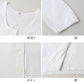 婦人 インナー 綿100％ 7分袖 前開き シャツ CARON キャロン M L 前あき レディース 肌着 下着 日本製 白 綿 コットン ベーシックインナー 婦人肌着 長袖 七分袖 首元すっきり 快適 女性用インナー レディースインナー 婦人下着 シニア ミセス