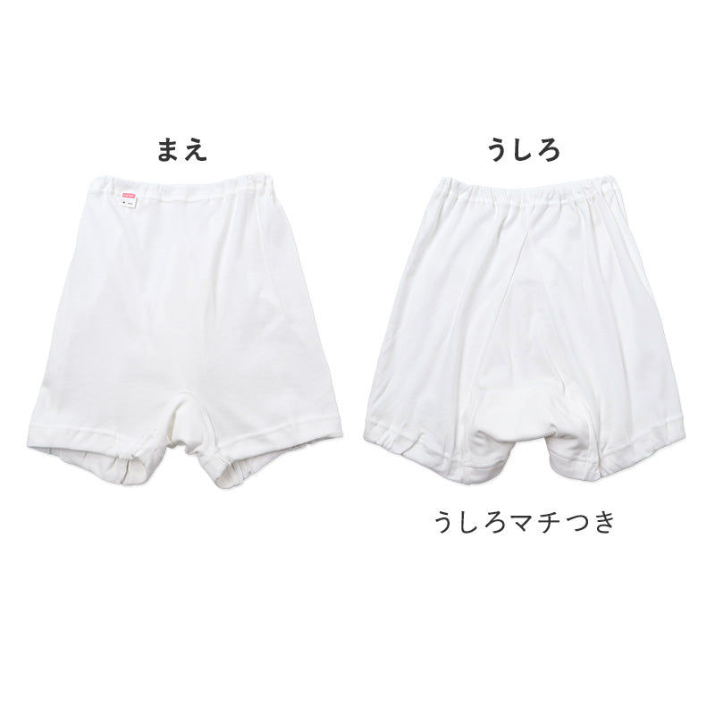 婦人 ズロース 綿100％ レディース インナー 肌着 下着 日本製 CARON キャロン M L LL 綿 コットン ベーシックインナー 婦人肌着 裾ゴム 後ろマチ ウエストゴム交換可 ゆったり 快適 女性用インナー レディースインナー 婦人下着 綿素材