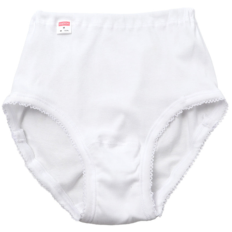 婦人 ショーツ 綿100％ レディース インナー 肌着 下着 日本製 CARON キャロン M L LL 綿 コットン ベーシックインナー 婦人肌着 ウエストゴム ゴム交換可 ゆったり 快適 女性用インナー レディースインナー 婦人下着 綿素材