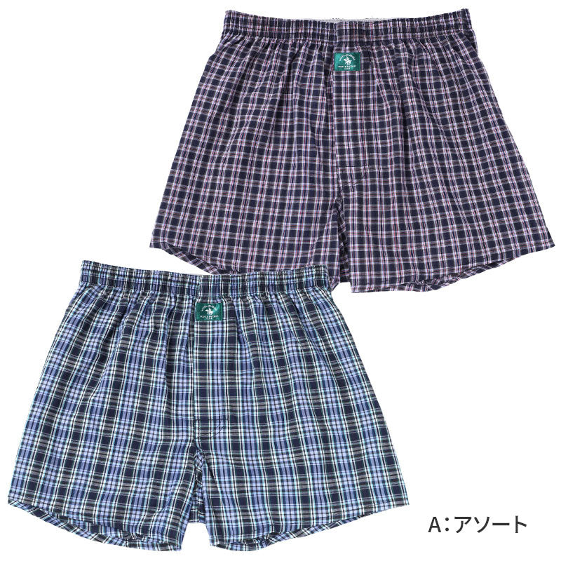 メンズ トランクス 綿100％ 2枚組 前開き チェック柄 男性 下着 パンツ M L LL コットン 紳士 肌着 インナー 前あき 2枚セット メンズ下着 メンズパンツ 綿100 トランクスパンツ 綿素材 デイリー 普段使い 洗い替え 買い替え まとめ買い プレゼント