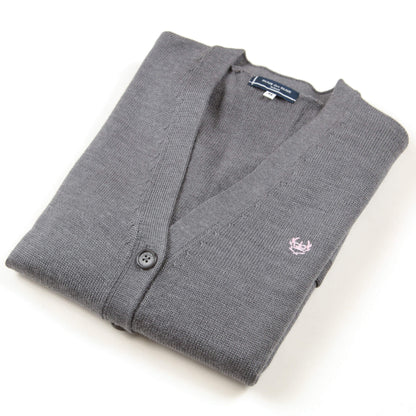 スクールカーディガン 女子 ウール 制服 ニット S～L OLIVE des OLIVE カーディガン 学生 女の子 女子高校生 スクール 冬 防寒 ワンポイント (送料無料) (在庫限り)