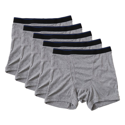 【 5枚セット 】ボクサーパンツ ボクサーブリーフ メンズ インナー ボクサー まとめ買い M～LL (無地 下着 パンツ 紳士下着 紳士肌着 男性 紳士 シンプル 前あき M L LL)