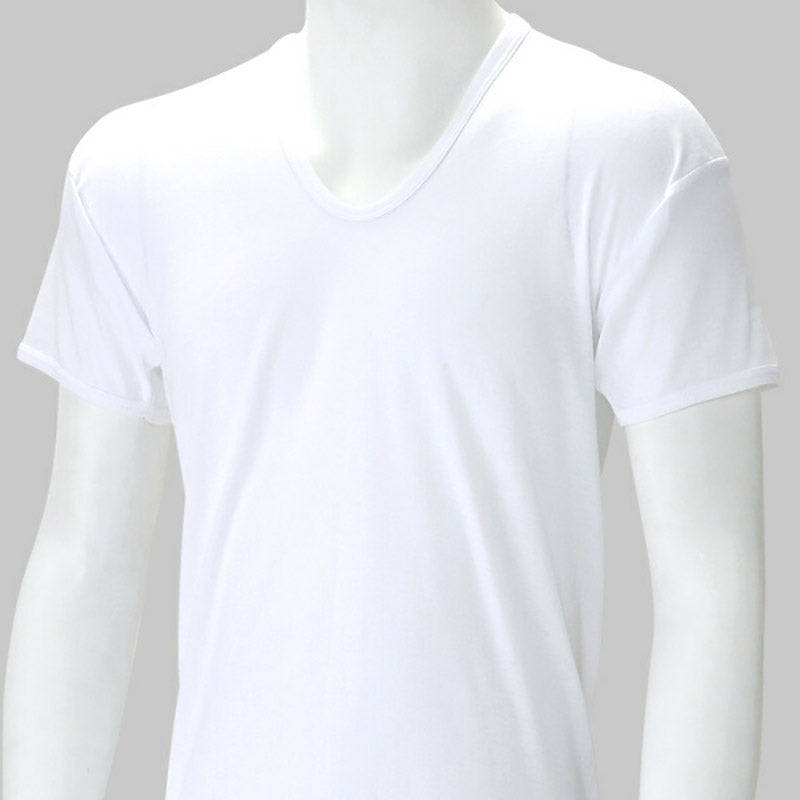メンズ 半袖 U首 シャツ Tシャツ 3枚セット M～LL (tシャツ 男性 紳士