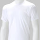 メンズ 半袖 クルーネック シャツ Tシャツ 3枚セット M～LL (tシャツ 男性 紳士 肌着 下着 綿100% 丸首 インナー 半袖丸首シャツ 保湿 セット 綿 CARAON キャロン M L LL) (取寄せ)