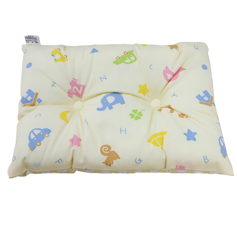 ベビー枕　綿100 かわいい 22cm×30cm ( ピロー 枕 ベビーまくら 綿100% コットン 洗濯 赤ちゃん 柄 新生児 子供 まくら ) (在庫限り)