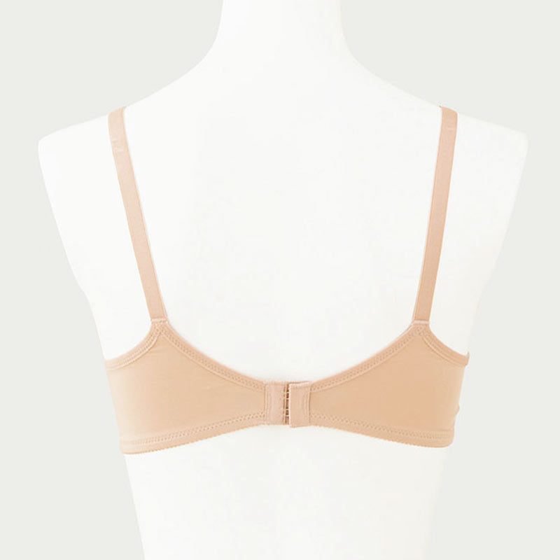 ブラジャー ノンワイヤー レディース メッシュ 軽い 軽量 吸汗速乾 蒸れにくい 通気性 A70～C85 ノンワイヤーブラ ブラ インナー レディース 女性 婦人 ルシアン LECIEN 夏 ブラ 汗対策 涼しい 着け心地 楽ちんブラ 普段使い デイリー カップ一体型 (取寄せ)