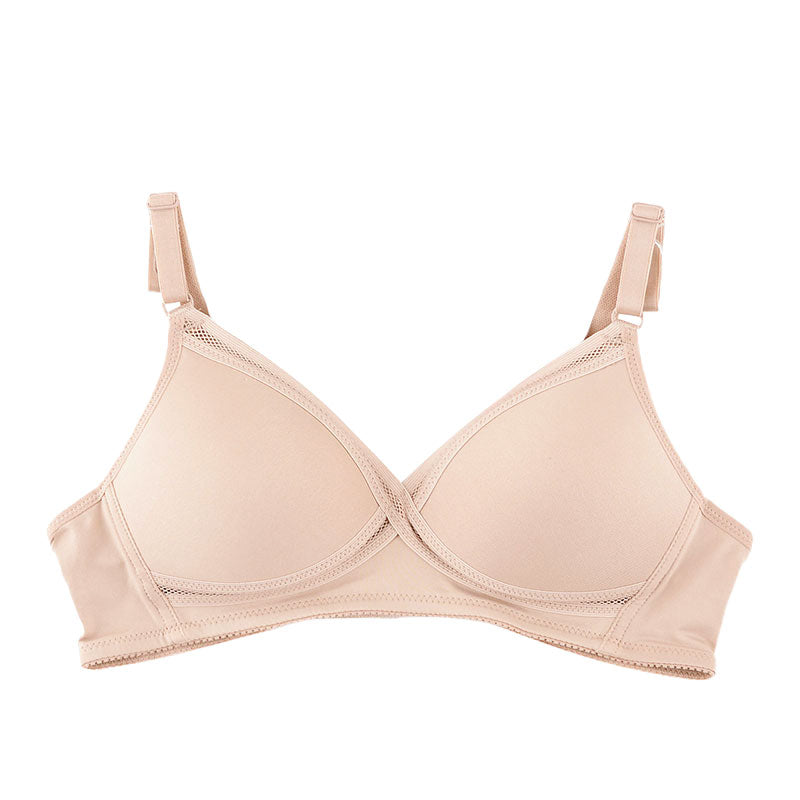 ブラジャー ノンワイヤー レディース メッシュ 軽い 軽量 吸汗速乾 蒸れにくい 通気性 A70～C85 ノンワイヤーブラ ブラ インナー レディース 女性 婦人 ルシアン LECIEN 夏 ブラ 汗対策 涼しい 着け心地 楽ちんブラ 普段使い デイリー カップ一体型 (取寄せ)