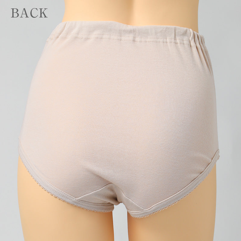 綿100% 高級超長綿 2枚組 深ばき ショーツ レディース パンツ 下着 肌着 綿 M L LL ストレッチ 伸縮 吸放湿性 吸湿 放湿 やわらかい 柔らかい コットン 肌ざわり スタンダードショーツ 婦人 女性 洗い替え 毎日使い 春夏 秋冬 まとめ買い (取寄せ)