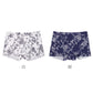 ショーツ レディース 花柄ショーツ 1分丈 レーヨン混 M L LL ストレッチ 伸縮 フリーカット 段差ができにくい ひびきにくい 滑らか ソフト リラックス インナー 下着 パンツ 女性用 締め付けにくい 普段使い 休日 就寝 くつろぎ おうち時間 (取寄せ)