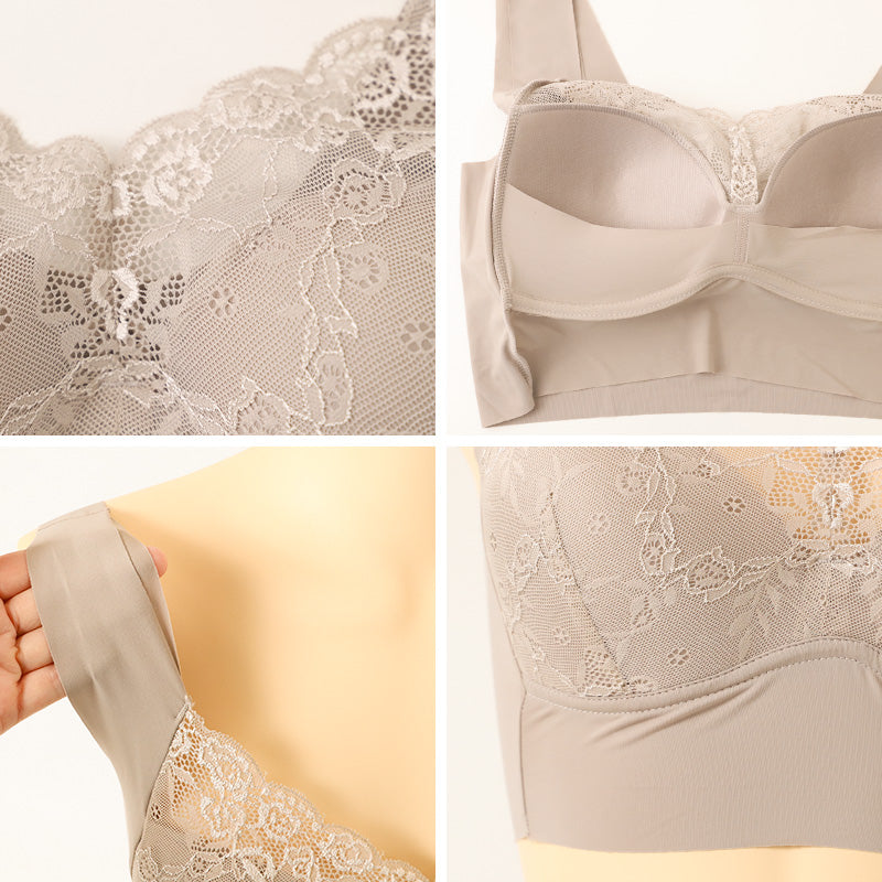 ブラジャー レディース アウターにひびきにくい フリーカット モールドカップ 優秀ブラ 軽い やわらかい 幅広肩紐 肩に食い込みにくい ナチュラル バストライン M L LL すっきり シンプル デイリー 普段使い 女性用 婦人 下着 インナー